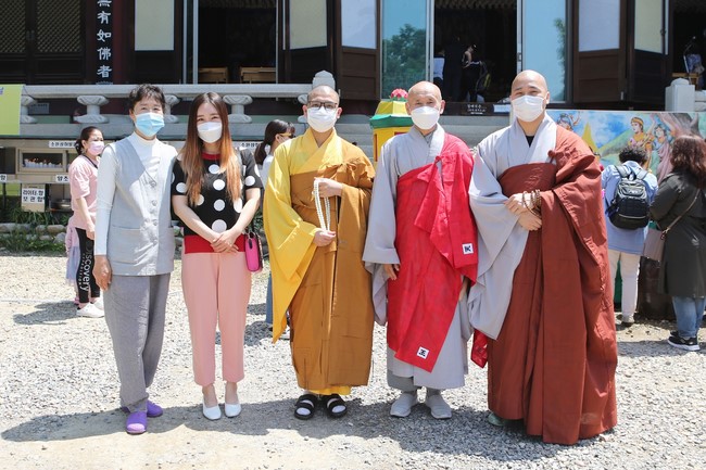 The Vesak great ceremony at Duoc Su Temple, Incheon City, South Korea
